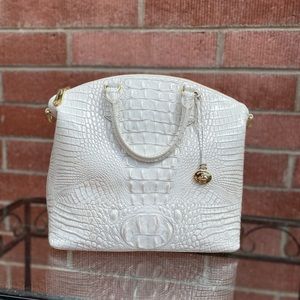 Brahmin large domed satchel 12h x 15w x 4.75d